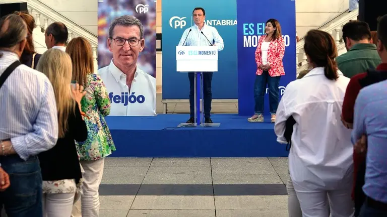Acto de inicio de campaña electoral del PP.