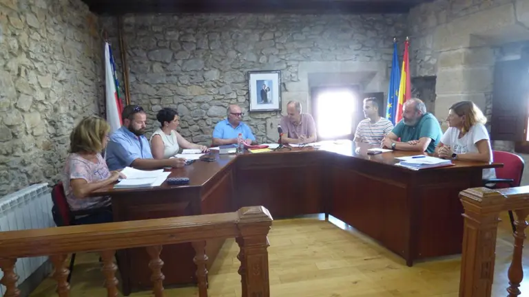 Concejales en el Ayuntamiento de Escalante. R.A.