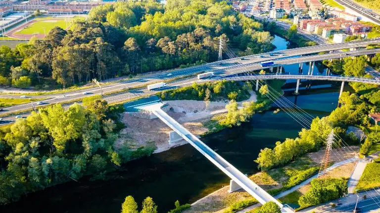 Pasarela que se instalará en Torrelavega.