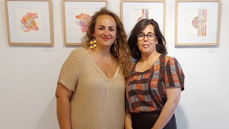 Inauguraci&oacute;n de la exposici&oacute;n en la sala Algas, en Suances.