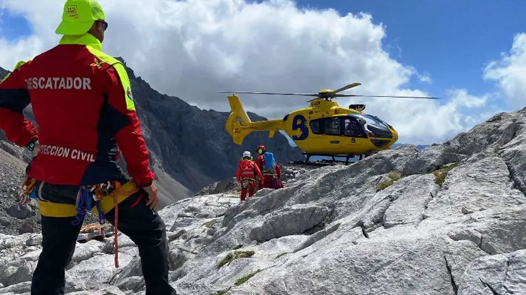 Rescate en Picos de Europa.