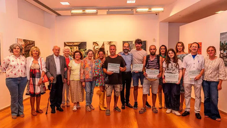 Premiados en el Concurso Nacional de Pintura al Aire Libre de Torrelavega.