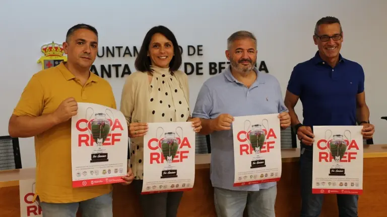 Pedro Izquierdo, Carmen Pérez Tejedor, José Ángel Peláez y Adolfo Vázquez