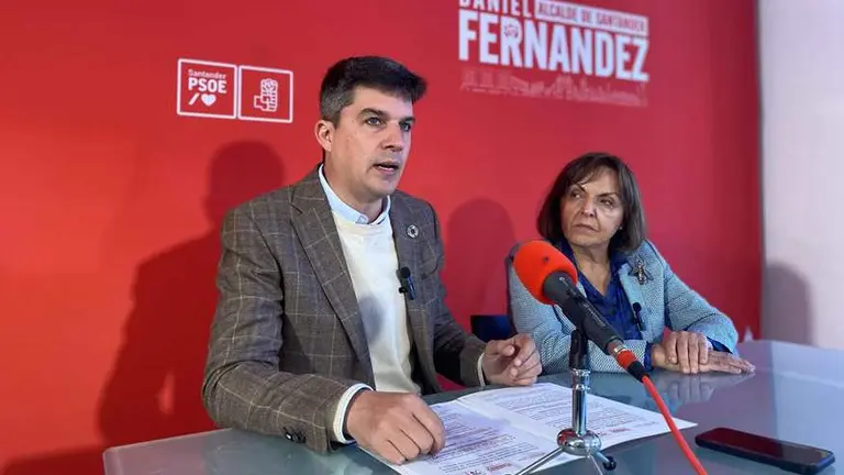 El portavoz del PSOE en Santander, Daniel Fernández.