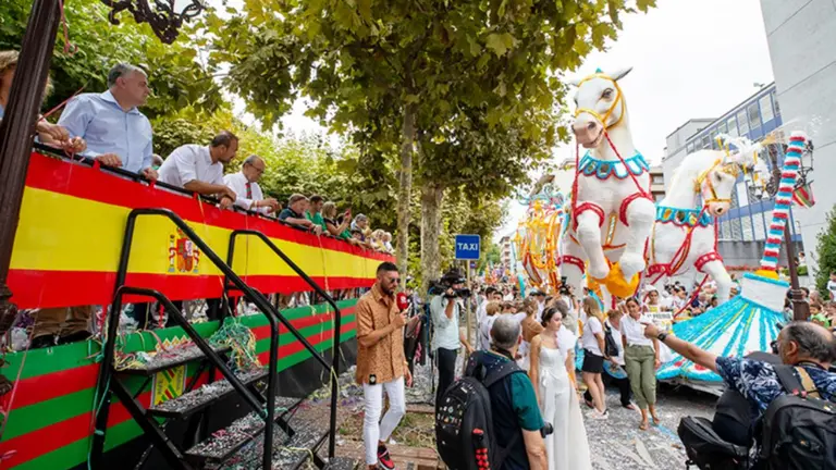 Un momento de la Gala Floral de Torrelavega.