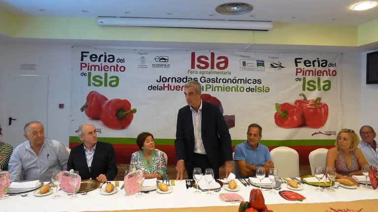 Presentaci&oacute;n de las Jornadas Gastron&oacute;micas de la Huerta y el Pimiento de Isla. Nyka Goicoechea