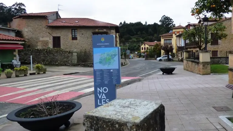 Localidad de Novales, en Alfoz de Lloredo. R.A.