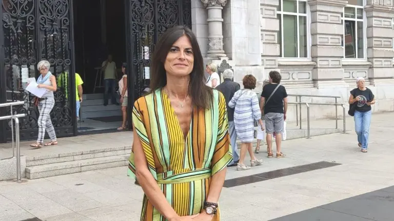 La portavoz de Vox en el Ayuntamiento de Santander, Laura Velasco.