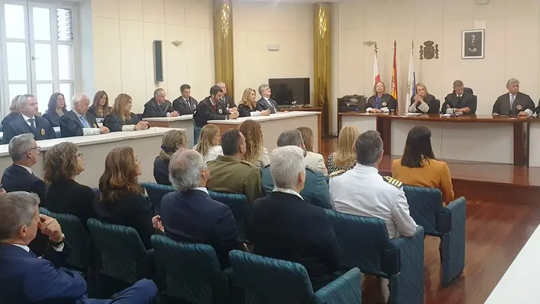 Un momento de la apertura del año judicial.