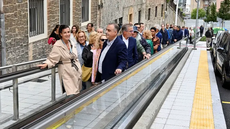 Un momento del acto en las rampas de Canalejas, en Santander.