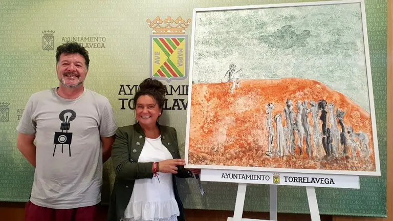 Presentaci&oacute;n de la muestra en Torrelavega.