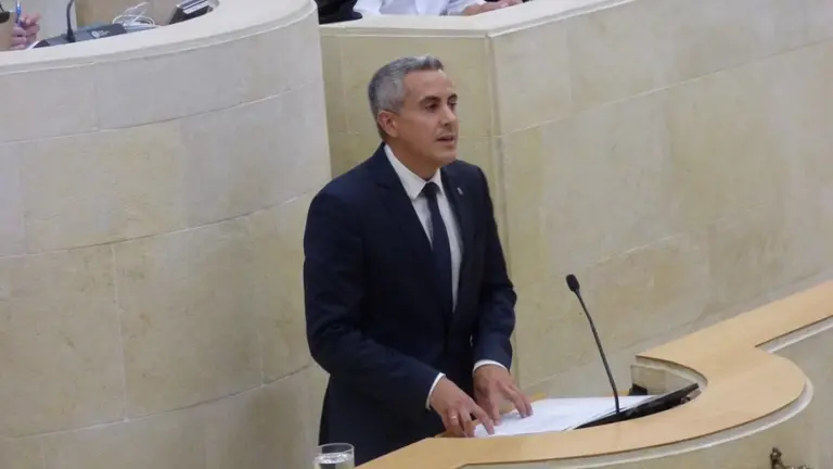 El portavoz parlamentario del PSOE, Pablo Zuloaga. R.A.