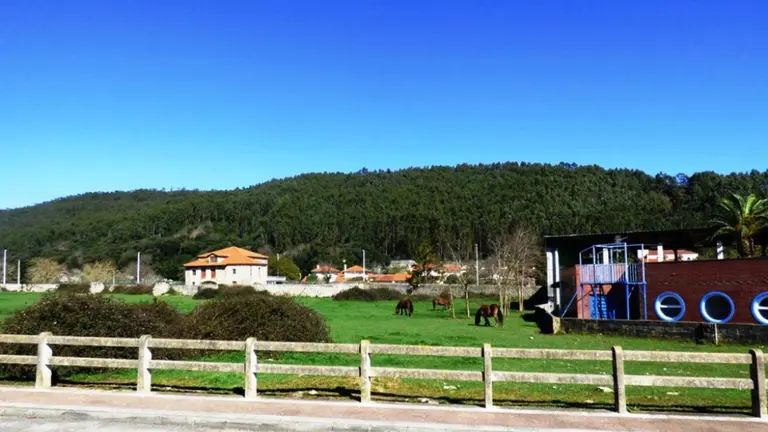 Terreno donde se ampliará el Centro Cultural. R.A.