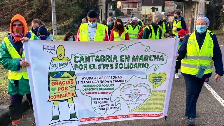Marcha de la Plataforma por el 0,77 por ciento.
