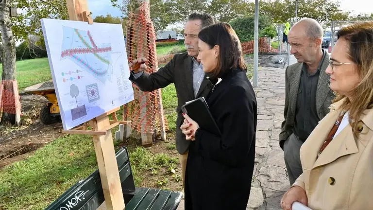 Inicio de las obras del parque 2020 en Santander.