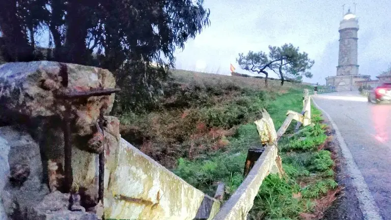 Zona del Faro de Cabo Mayor.