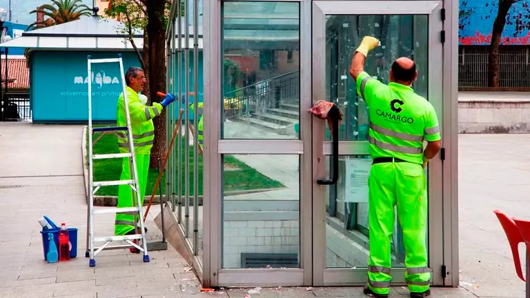Trabajadores del Consistorio de Camargo.