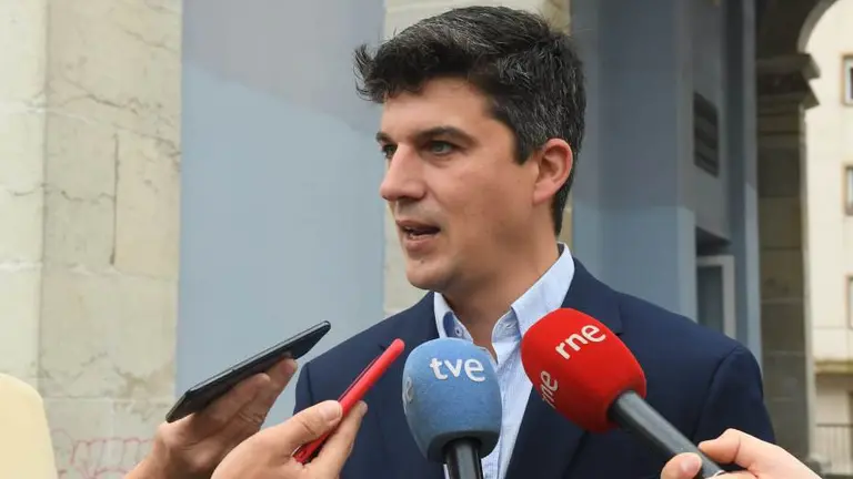 El portavoz del PSOE en Santander, Daniel Fernández.