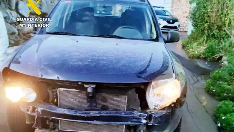 Vehículo sustraído en Colindres.