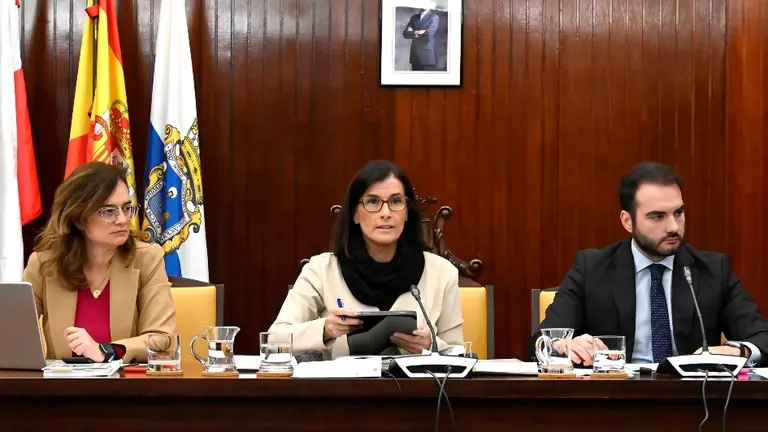 Concejales del equipo de Gobierno del PP. de Santander.