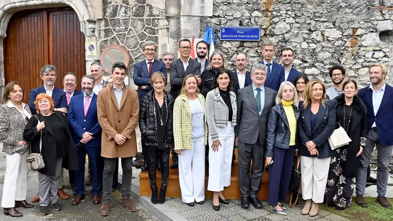 Inauguración de la Plaza Abogacía de Oficio en Santander.