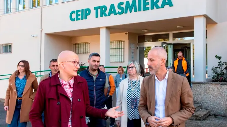 Visita al colegio Trasmiera en Ribamontán al Monte.