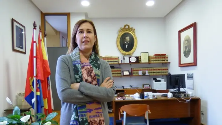 La alcaldesa de Medio Cudeyo, María Higuera (PRC). R.A.