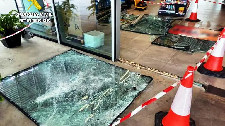 Uno de los alunizajes perpetrados por el grupo criminal.