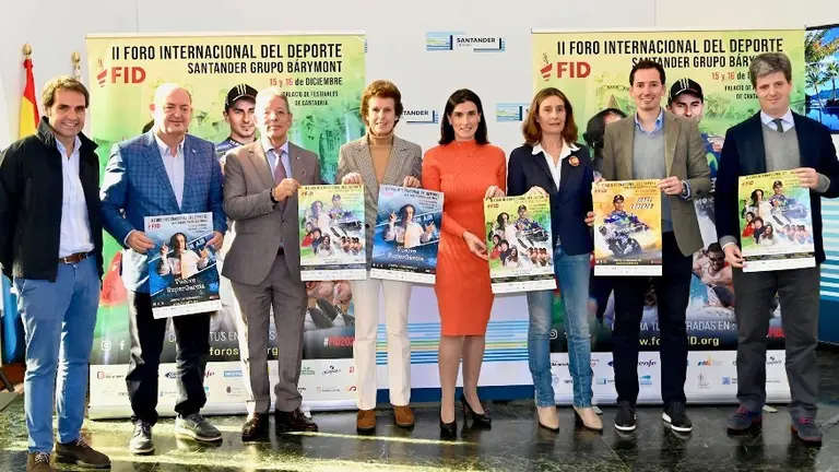 Presentación del Foro del Deporte en Santander.