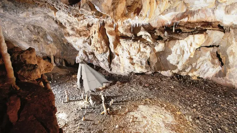 Interior de La Garma.