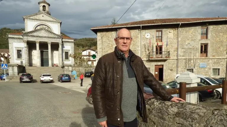 El alcalde de Arredondo, Leoncio Carrascal. R.A.