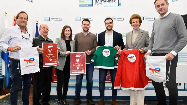 Presentada la carrera Pap&aacute; Noel en Santander.