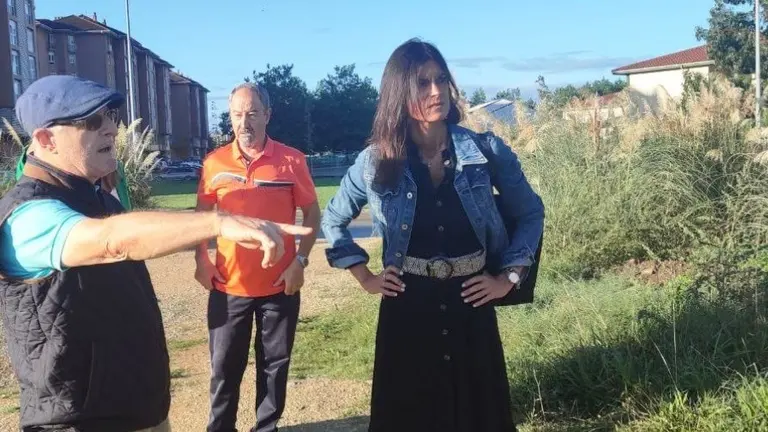 Visita al vial de Peñacastillo, en Santander.