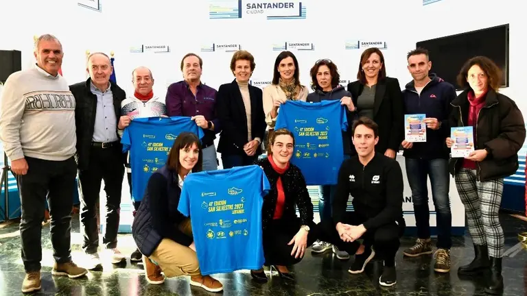Presentación de la San Silvestre de Santander.