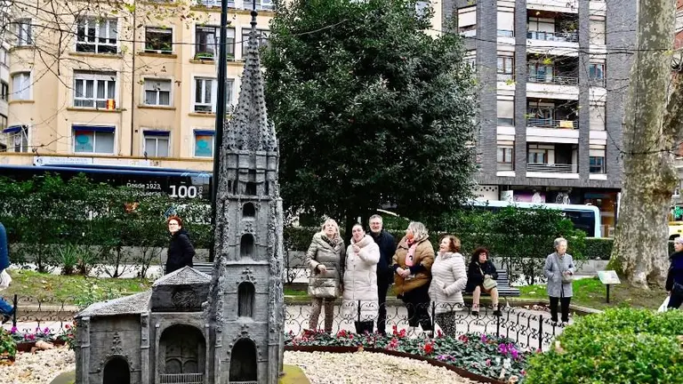 Estado del monumento de Santander.