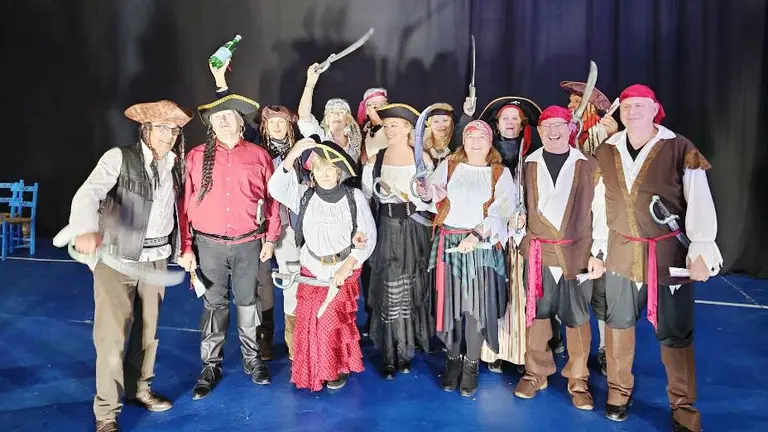 Participantes en la Gala Solidaria de Argo&ntilde;os.