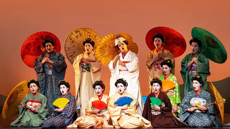 Escenificaci&oacute;n de Madama Butterfly.
