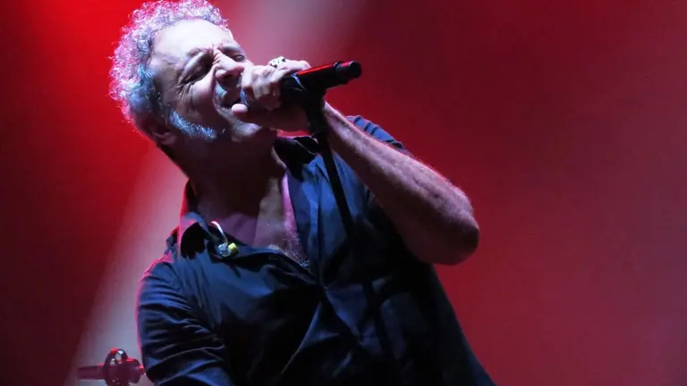 Carlos Tarque en concierto.