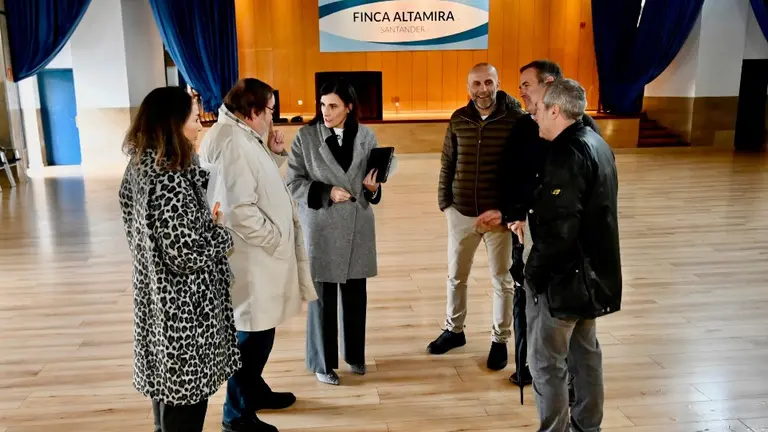 Visita a las obras de la finca Altamira.