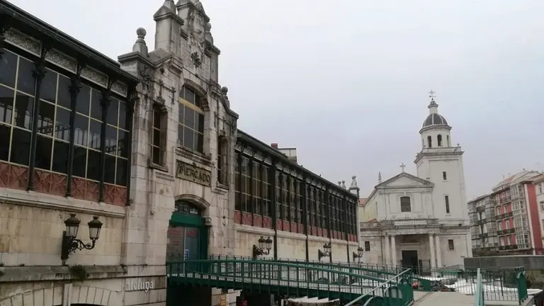 Mercado de la Esperanza, en Santander.