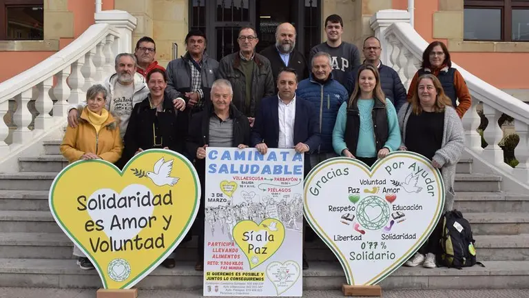 Presentación de la Caminata Solidaria en Piélagos.