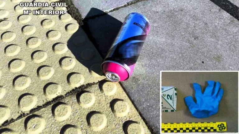 Material utilizado para los grafitis.