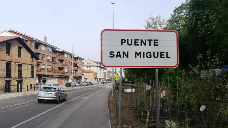 Localidad de Puente San Miguel, en Reocín. R.A.