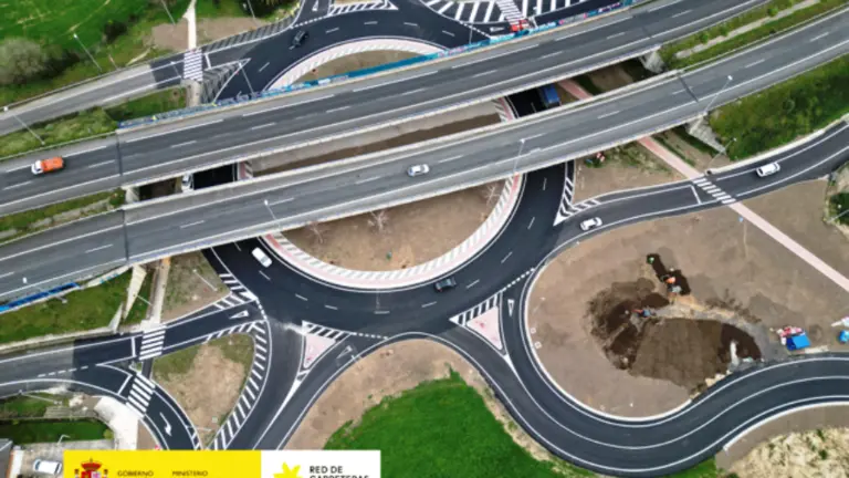 Glorieta en Tanos, en Torrelavega.