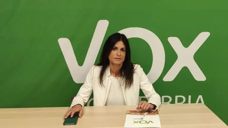 La portavoz de Vox en Santander, Laura Velasco.