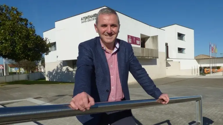 El portavoz del PSOE, Alberto García. R.A.