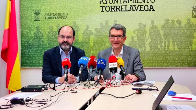 Pedro Pérez a la izquierda y José Luis Urraca.