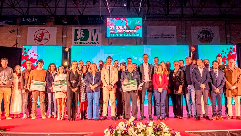 Premiados en la Gala del Deporte de Torrelavega.