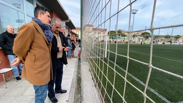 Daniel Fern&aacute;ndez en el Regimiento.