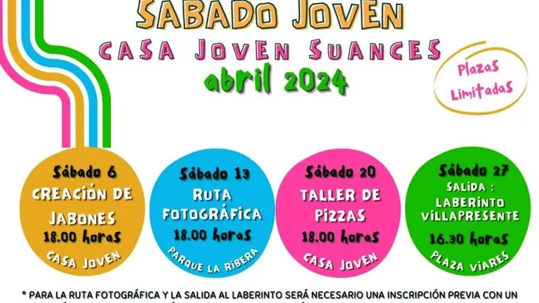 Programaci&oacute;n de las actividades en Suances.